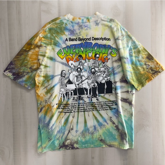 rare DEAD & COMPANY online ceramics tie dye tour concert T-shirt tee XXL top - Picture 5 of 6